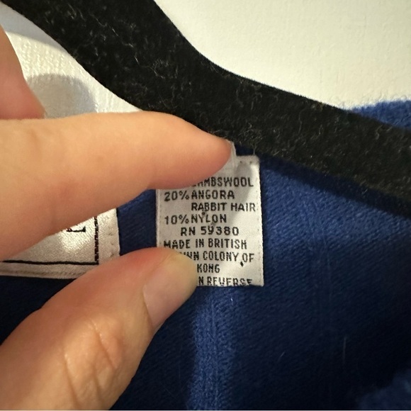 Evan Picone Vintage Wool Angora Embellished Sweater - Picture 5 of 5